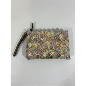 Nahui Ollin Tootsie Pop Roll Wrapper Comic Clutch Wristlet Purse Bag 7” X 5”